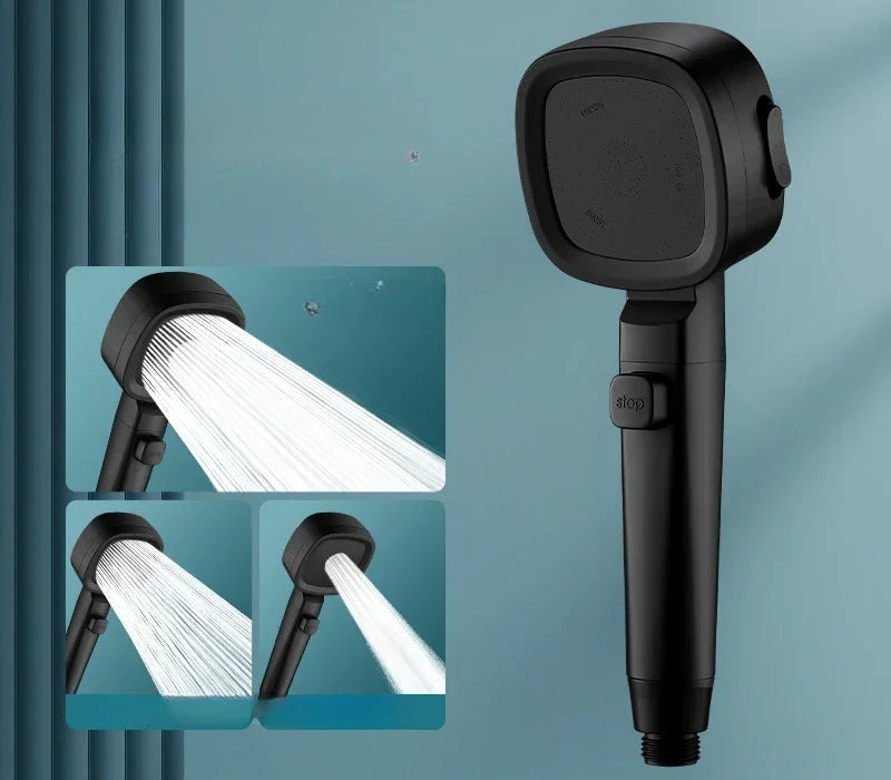 High Pressure Shower Head Water Saving 3 Modes Shower Heads.