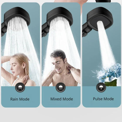 High Pressure Shower Head Water Saving 3 Modes Shower Heads.