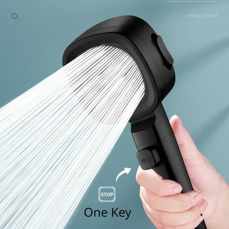 High Pressure Shower Head Water Saving 3 Modes Shower Heads.