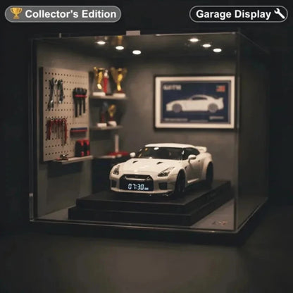 New Super Sports Car Alarm Clock Realistic Engine and Light Effect Bedside Ornaments