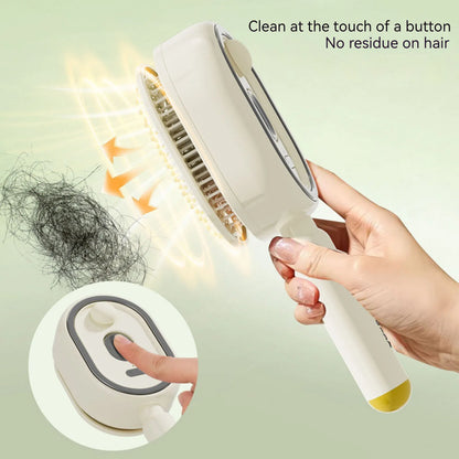 Multi functional massage comb Electric Steam Hair Brush USB-C Charging Spray Steam Smoothing Straightener Anti-Frizz Styling Com