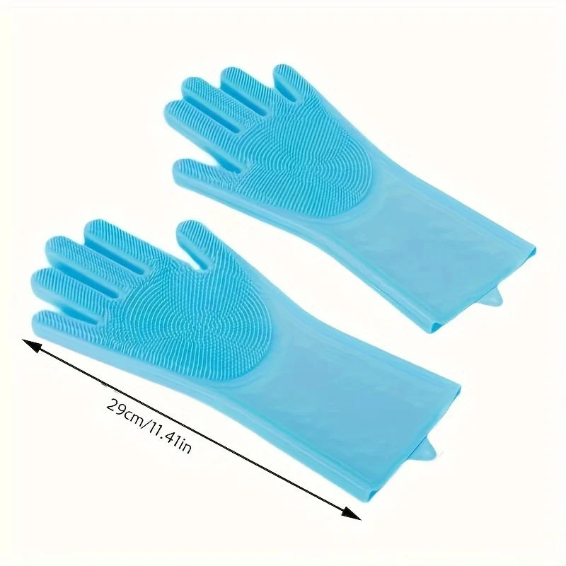 Pet Grooming Cleaning Gloves For Dog, Cat Bathing Shampoo Glove Scrubber.