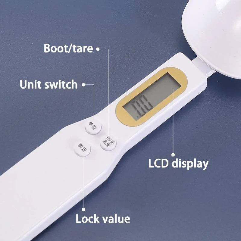 Digital Measuring Spoon 500g 0.5g LCD Electronic Kitchen Scale.