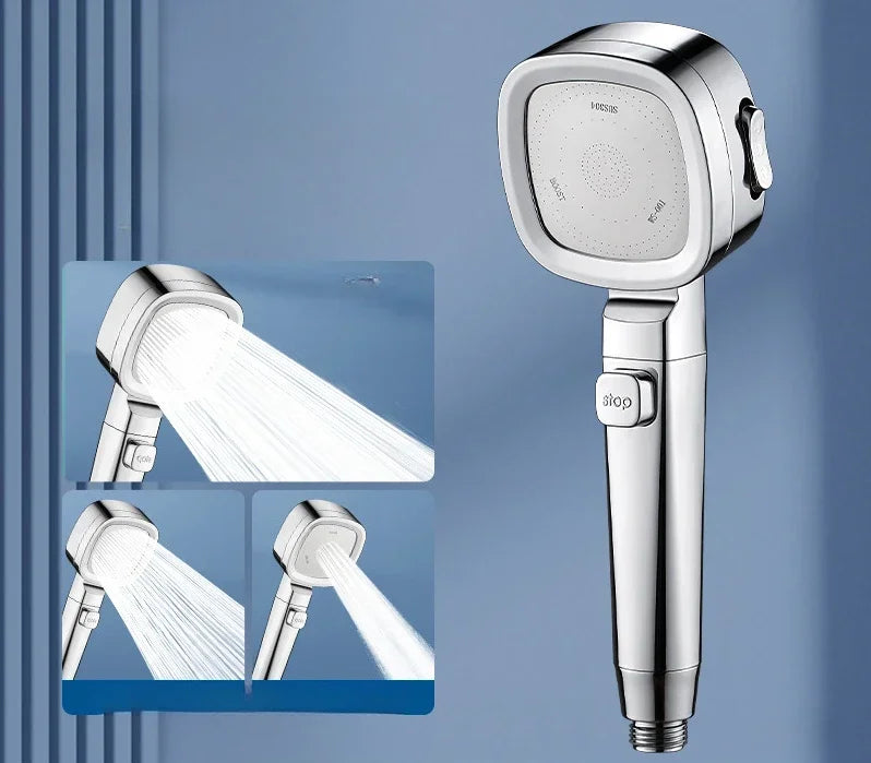High Pressure Shower Head Water Saving 3 Modes Shower Heads.