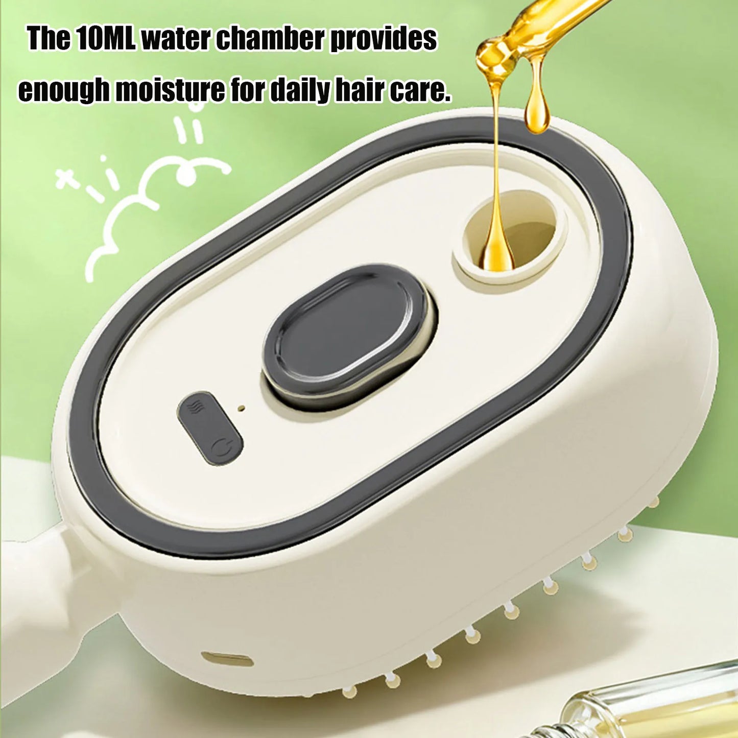 Multi functional massage comb Electric Steam Hair Brush USB-C Charging Spray Steam Smoothing Straightener Anti-Frizz Styling Com