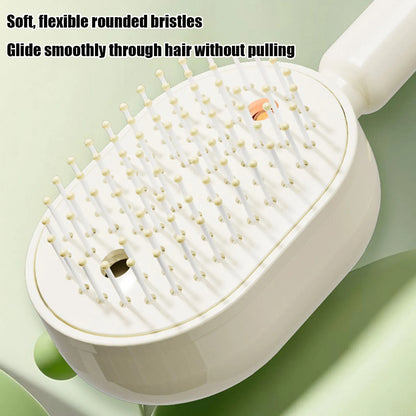 Multi functional massage comb Electric Steam Hair Brush USB-C Charging Spray Steam Smoothing Straightener Anti-Frizz Styling Com
