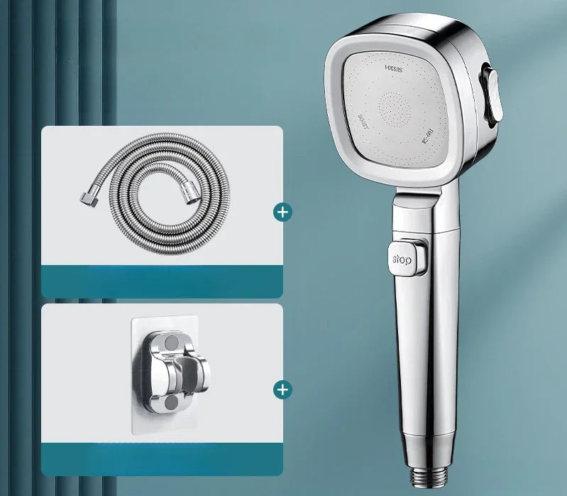 High Pressure Shower Head Water Saving 3 Modes Shower Heads.