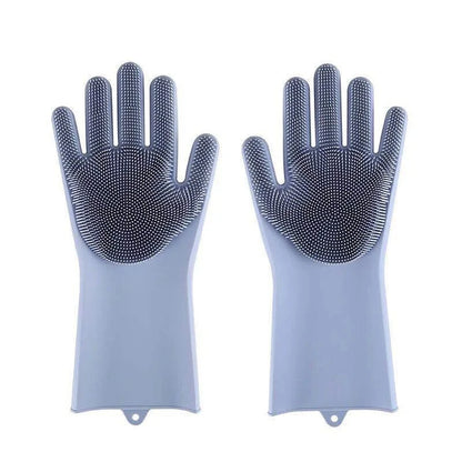 Pet Grooming Cleaning Gloves For Dog, Cat Bathing Shampoo Glove Scrubber.