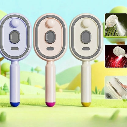 Multi functional massage comb Electric Steam Hair Brush USB-C Charging Spray Steam Smoothing Straightener Anti-Frizz Styling Com